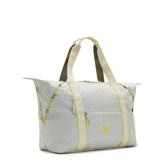 Torby Tote Kipling Art Medium Modne Srebrne | PL 1771XY